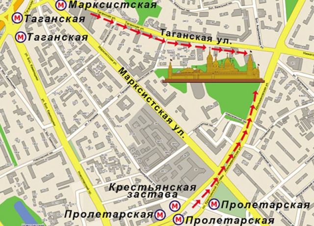 Монастырь матроны московской метро