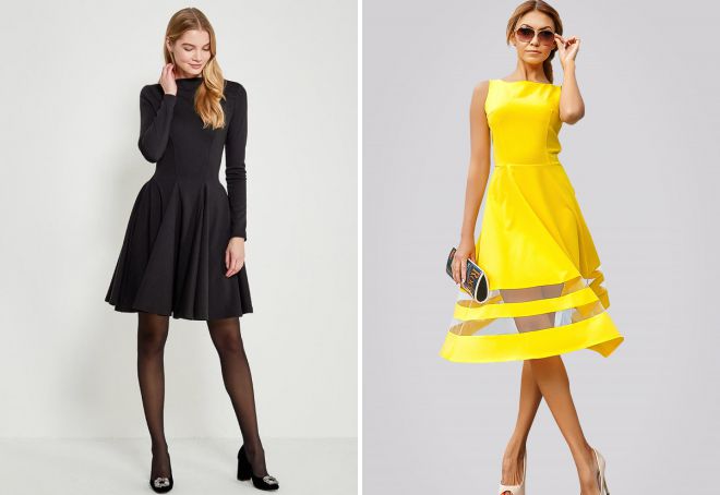 Платье С Расклешенной Юбкой Ниже Колена фото 4